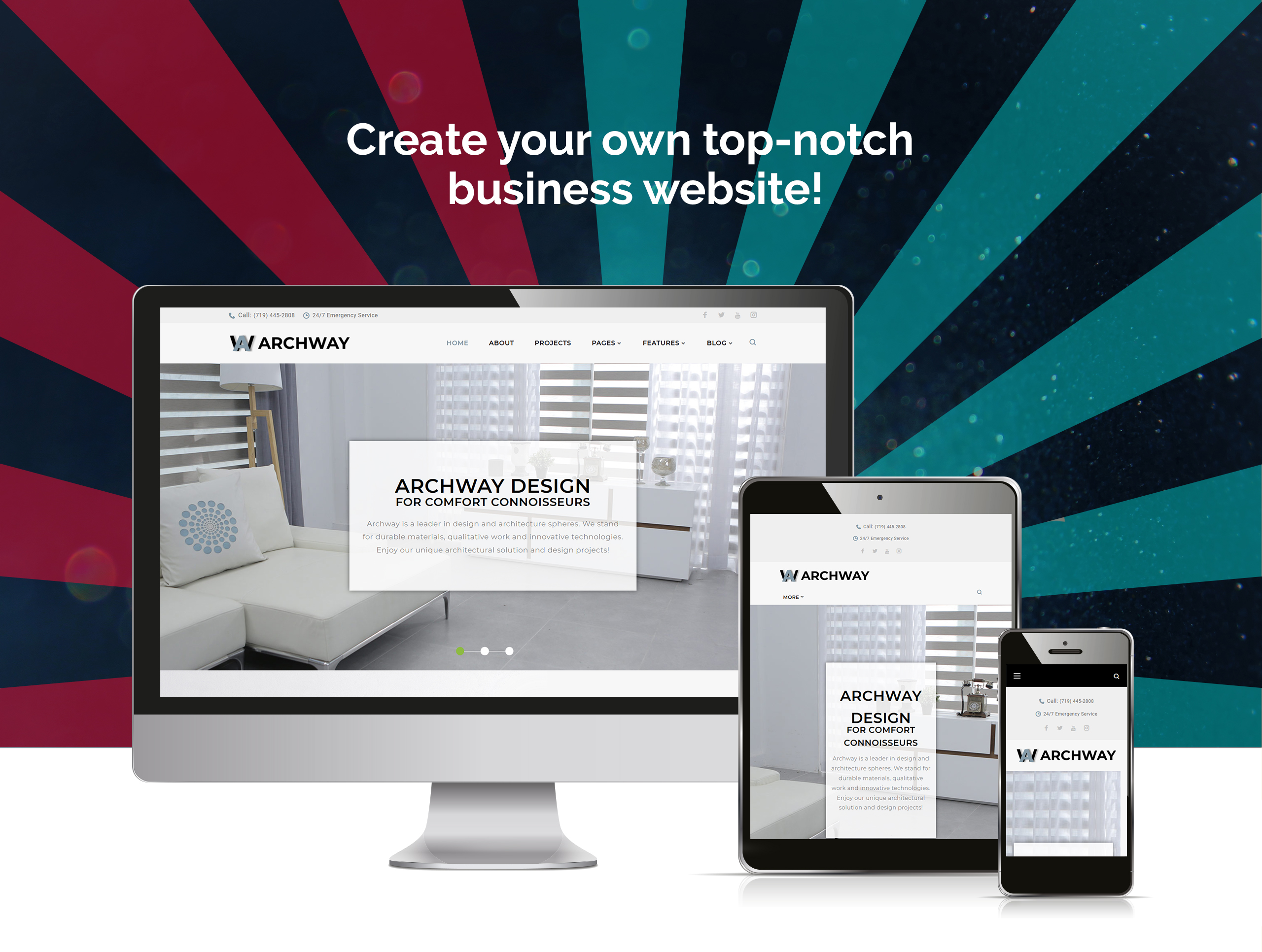 Archway - Architecture Agency Elementor WordPress Theme