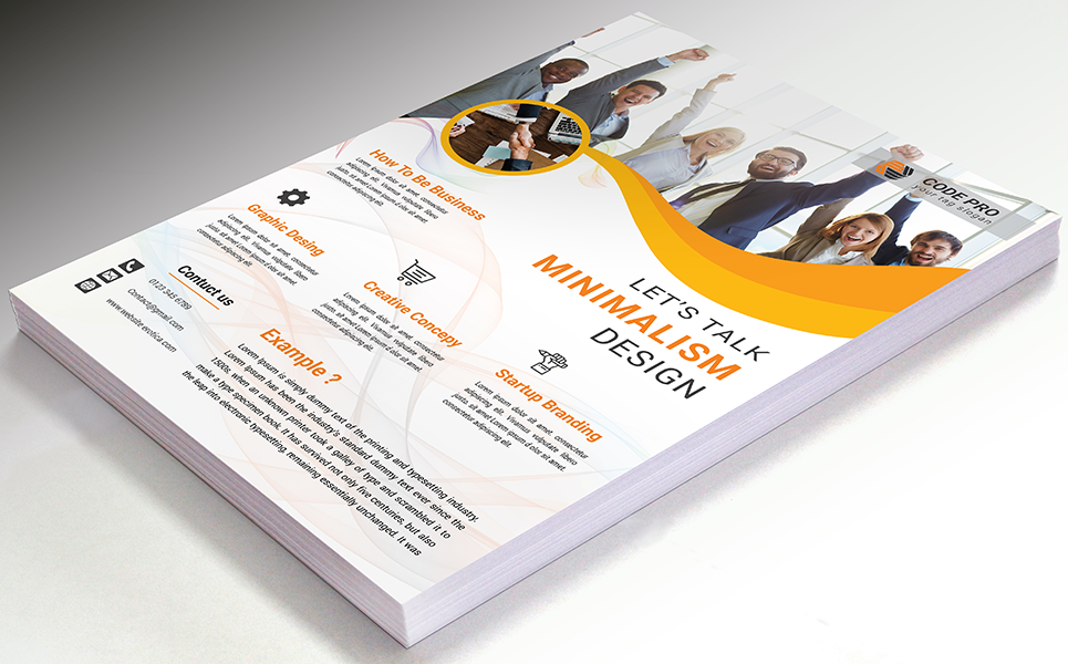 Download Фирменный стиль "Business Event Seminar Flyer PSD - Corporate Identity Template" / Business Event Seminar Flyer PSD - Corporate Identity Template - Фирменный стиль на тему графика business flyer creative corporate id studio photo multimedia web artistic building technology corporet internet stationery kit blue hi-quality official symple