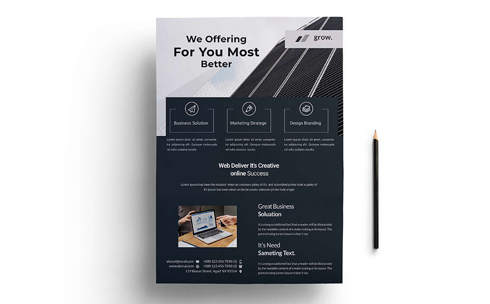 Download Фирменный стиль "Service and Offer Business Flyer - Corporate Identity Template" / Service and Offer Business Flyer - Corporate Identity Template - Фирменный стиль на тему графика ad agency builder bundle business clean coaching company concept consulting corporate creative design digital flyer flyers marketing modern multipurpose office