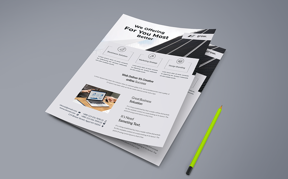 Download Фирменный стиль "Service and Offer Business Flyer - Corporate Identity Template" / Service and Offer Business Flyer - Corporate Identity Template - Фирменный стиль на тему графика ad agency builder bundle business clean coaching company concept consulting corporate creative design digital flyer flyers marketing modern multipurpose office