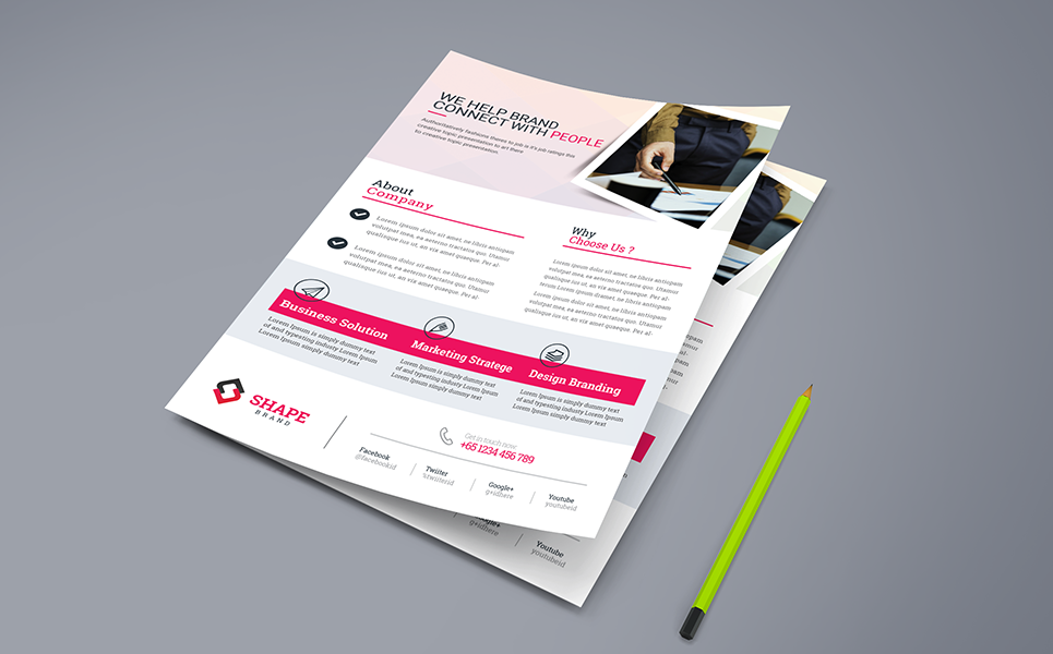 Download Фирменный стиль "We Help Brand Flyer - Corporate Identity Template" / We Help Brand Flyer - Corporate Identity Template - Фирменный стиль на тему графика ad agency builder bundle business clean coaching company concept consulting corporate creative design digital flyer flyers marketing modern multipurpose office