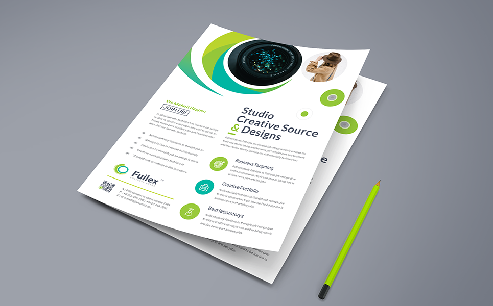 Download Фирменный стиль "Studio Creative Source & Designs Flyer - Corporate Identity Template" / Studio Creative Source & Designs Flyer - Corporate Identity Template - Фирменный стиль на тему графика ad agency builder bundle business clean coaching company concept consulting corporate creative design digital flyer flyers marketing modern multipurpose office