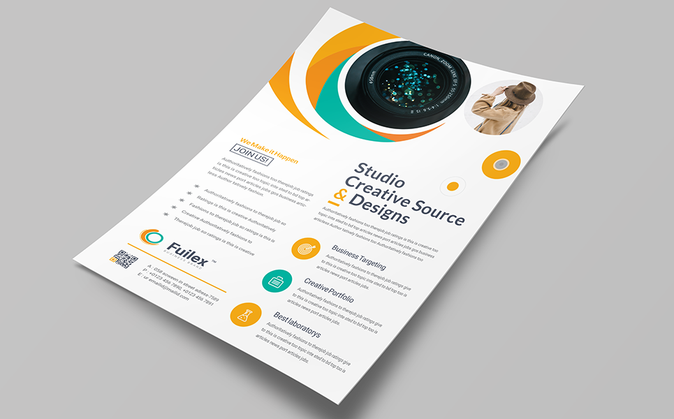 Download Фирменный стиль "Studio Creative Source & Designs Flyer - Corporate Identity Template" / Studio Creative Source & Designs Flyer - Corporate Identity Template - Фирменный стиль на тему графика ad agency builder bundle business clean coaching company concept consulting corporate creative design digital flyer flyers marketing modern multipurpose office