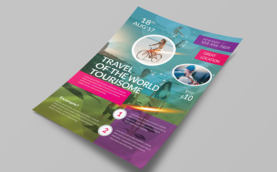 Download Фирменный стиль "Travel Flyer PSD - Corporate Identity Template" / Travel Flyer PSD - Corporate Identity Template - Фирменный стиль на тему графика ad agency builder bundle business clean coaching company concept consulting corporate creative design digital flyer flyers marketing modern multipurpose office