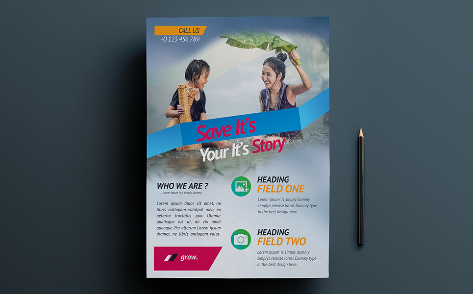 Download Фирменный стиль "Your Story Flyer - Corporate Identity Template" / Your Story Flyer - Corporate Identity Template - Фирменный стиль на тему графика ad agency builder bundle business clean coaching company concept consulting corporate creative design digital flyer flyers marketing modern multipurpose office