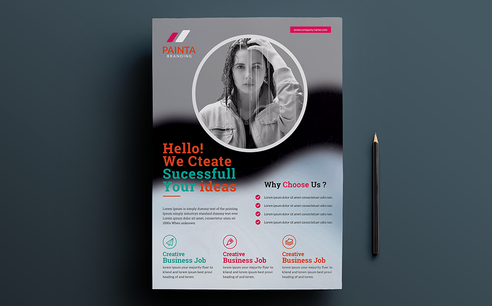 Download Фирменный стиль "Your Ideas Flyer - Corporate Identity Template" / Your Ideas Flyer - Corporate Identity Template - Фирменный стиль на тему графика ad agency builder bundle business clean coaching company concept consulting corporate creative design digital flyer flyers marketing modern multipurpose office