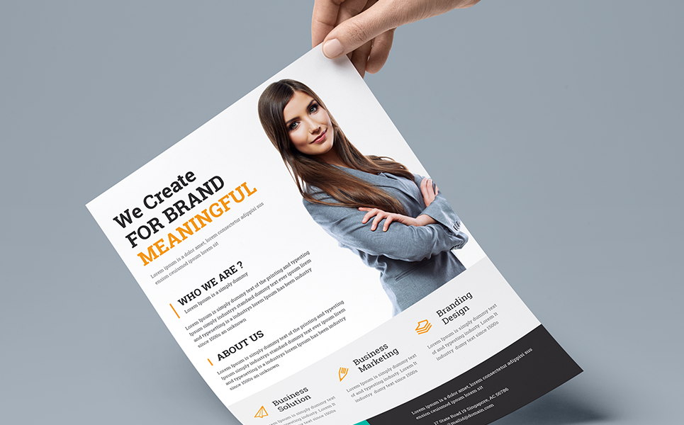Download Фирменный стиль "We Create Brand Flyer - Corporate Identity Template" / We Create Brand Flyer - Corporate Identity Template - Фирменный стиль на тему графика ad agency builder bundle business clean coaching company concept consulting corporate creative design digital flyer flyers marketing modern multipurpose office