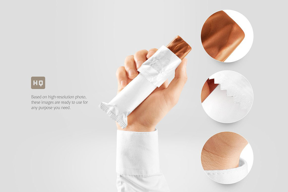 Download Мокап для продукта "Candy Bar - product mockup" / Candy Bar - product mockup - Мокап для продукта на тему графика psd download template mockup candy bar chocolate package sweet eat candybar biscuit sugar cantainer food product foil wrap snack confection
