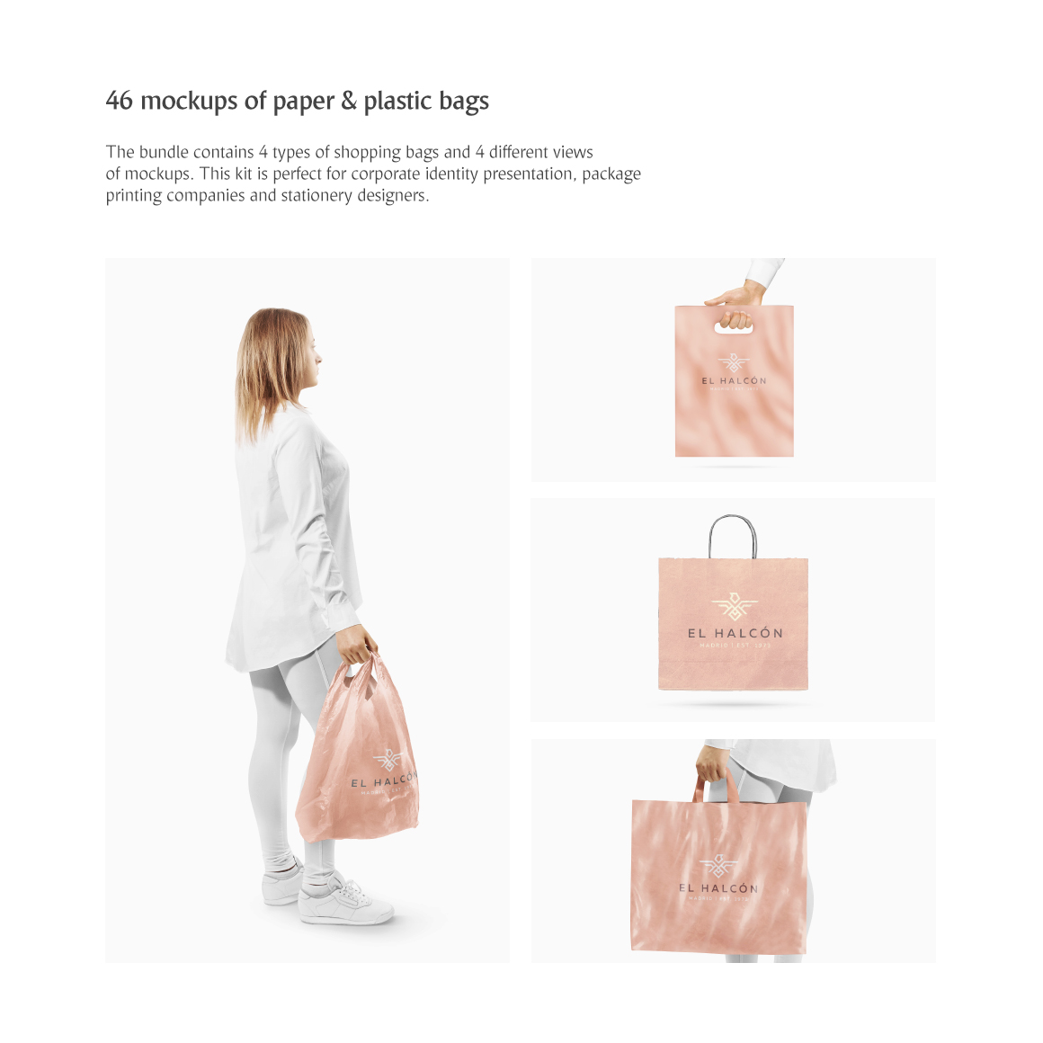 Shopping Bags Mockups Bundle