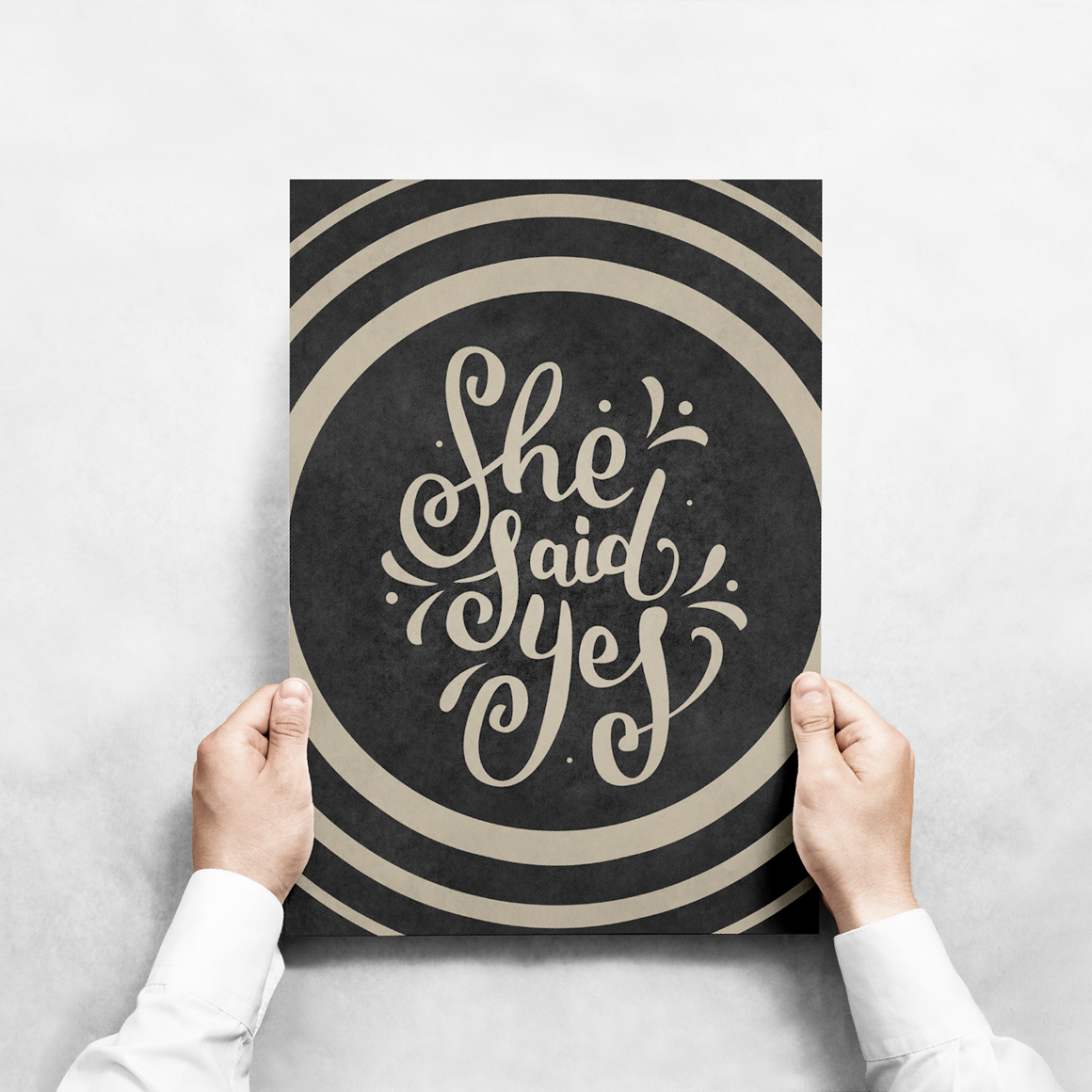 Download Мокап для продукта "Poster product mockup" / Poster product mockup - Мокап для продукта на тему графика poster mockup a3 paper hand brochure wall person canvas sheet placard man design picture art theater leaflet booklet affiche mokcup