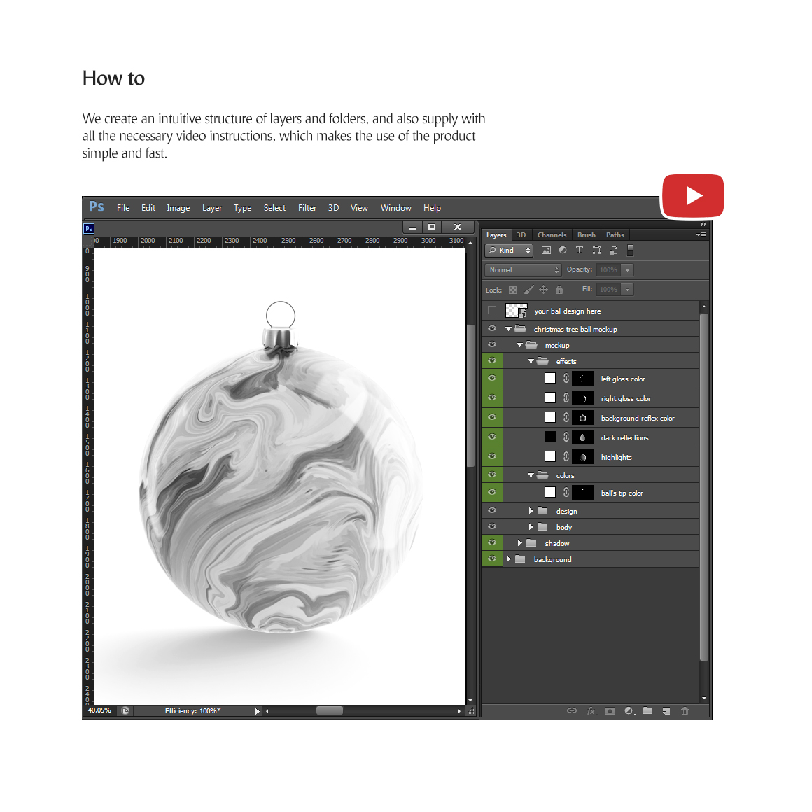 Download Мокап для продукта "Christmas Tree Ball Animated product mockup" / Christmas Tree Ball Animated product mockup - Мокап для продукта на тему графика christmas tree ball toy pine branch green decoration mockup new year xmas winter fir sphere santa celebrate holiday december mokcup