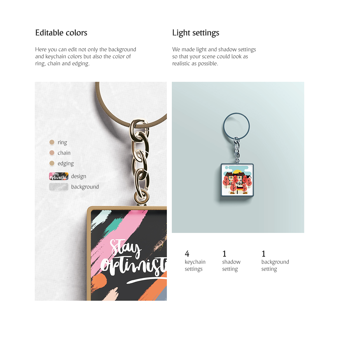 Download Мокап для продукта "Square Keychain product mockup" / Square Keychain product mockup - Мокап для продукта на тему графика mockup psd download keychain square keyring breloque key chain label branding car trinket holder door souvenir logotype home charm mokcup