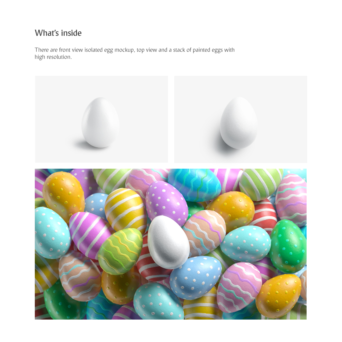 Download Мокап для продукта "Easter Egg product mockup" / Easter Egg product mockup - Мокап для продукта на тему графика egg easter colorful eggshell mockup chicken food animal symbol religious tradition paint decoration colored christianity breakfast gift product ester design