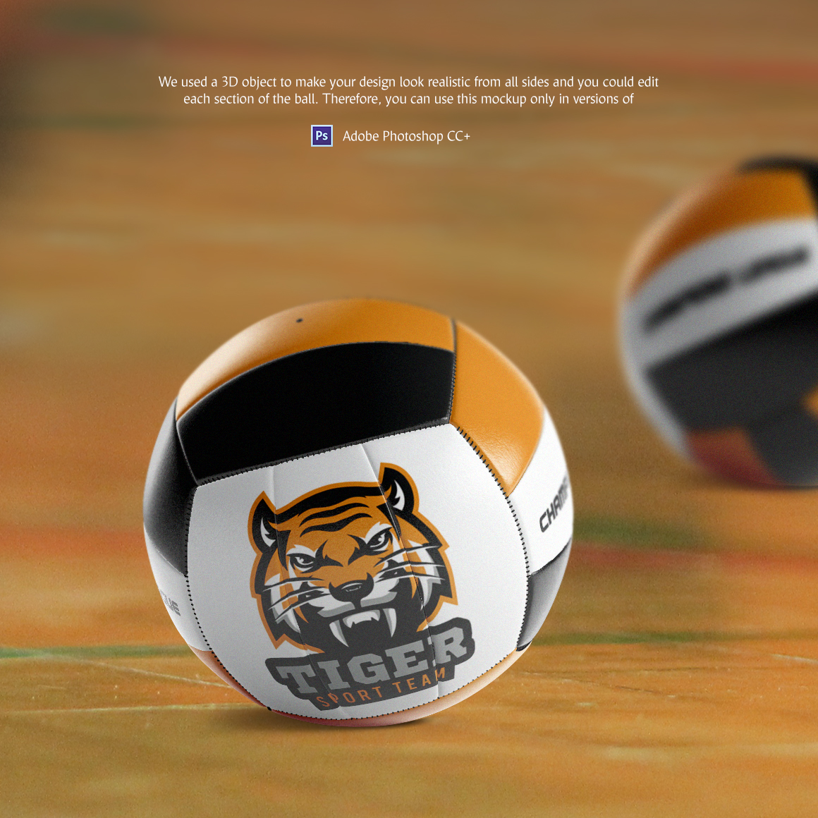 Volleyball Ball Animated product mockup