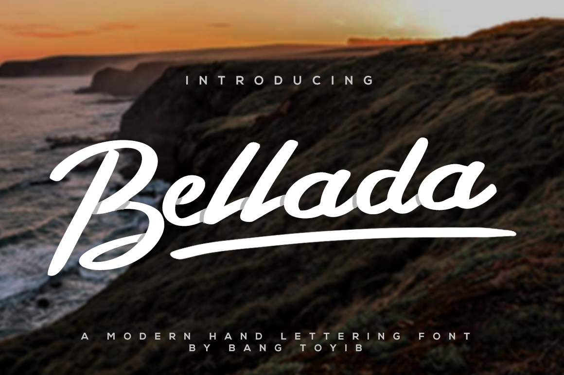 Bellada Brush Font