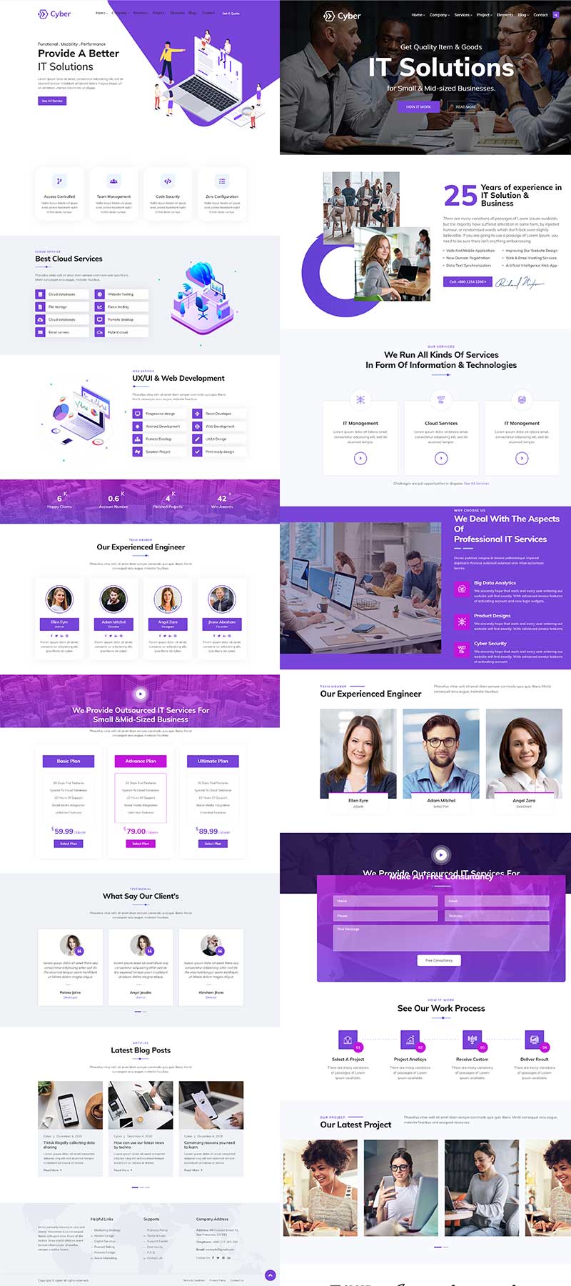 Cyber - IT Solutions & IT Startup WordPress Theme