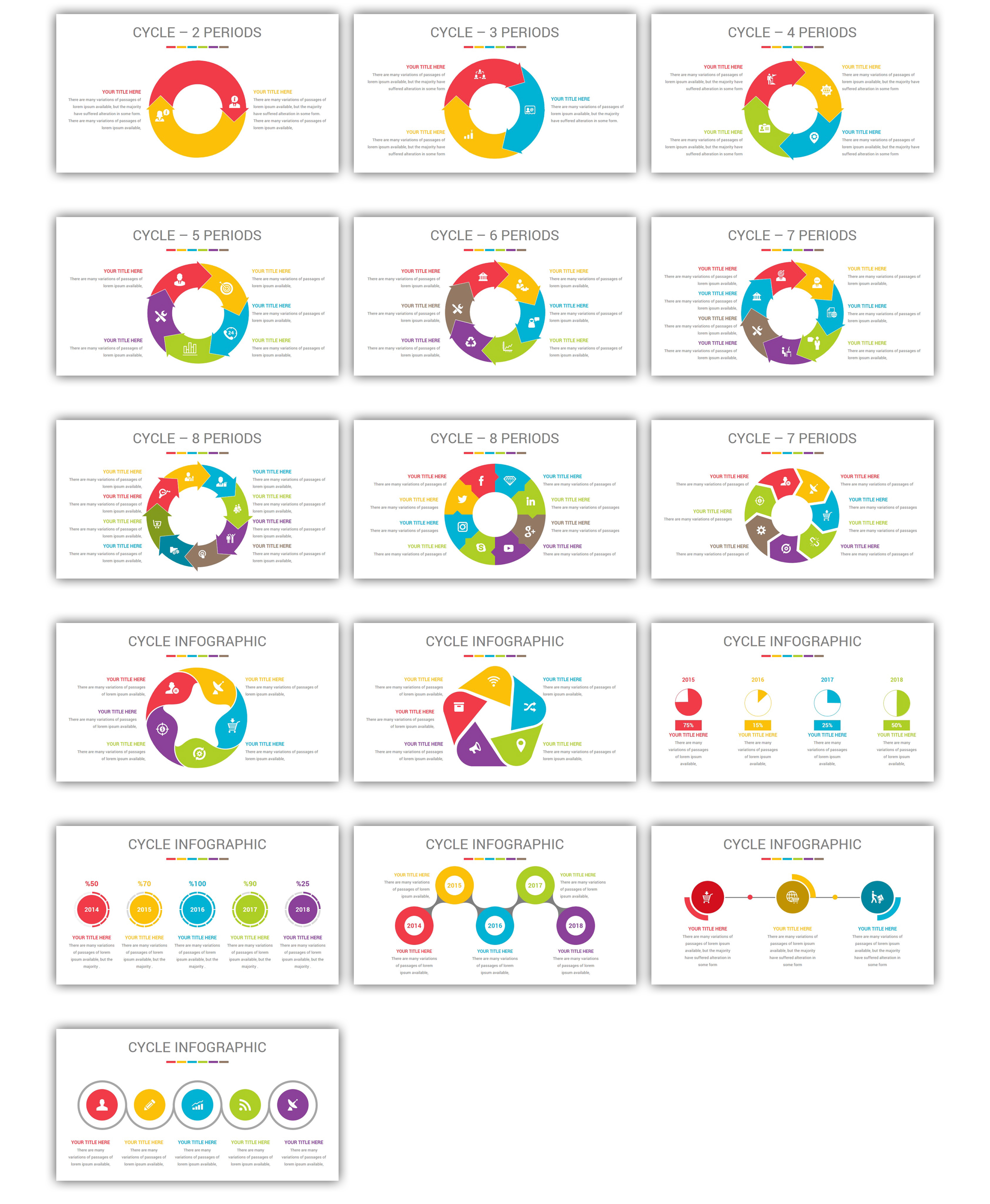 Cycle PowerPoint Template