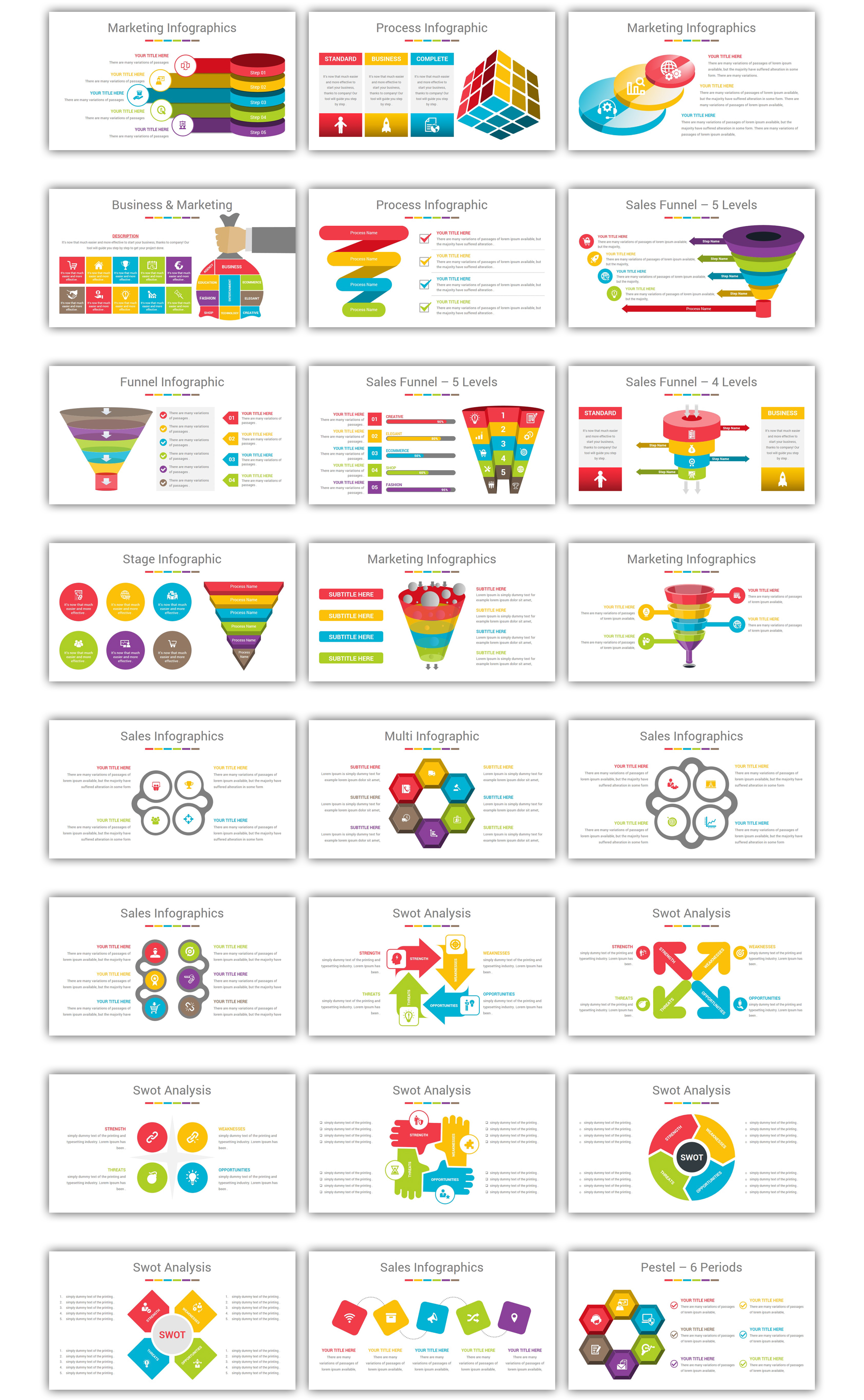 Multipurpose Infographics PowerPoint Template
