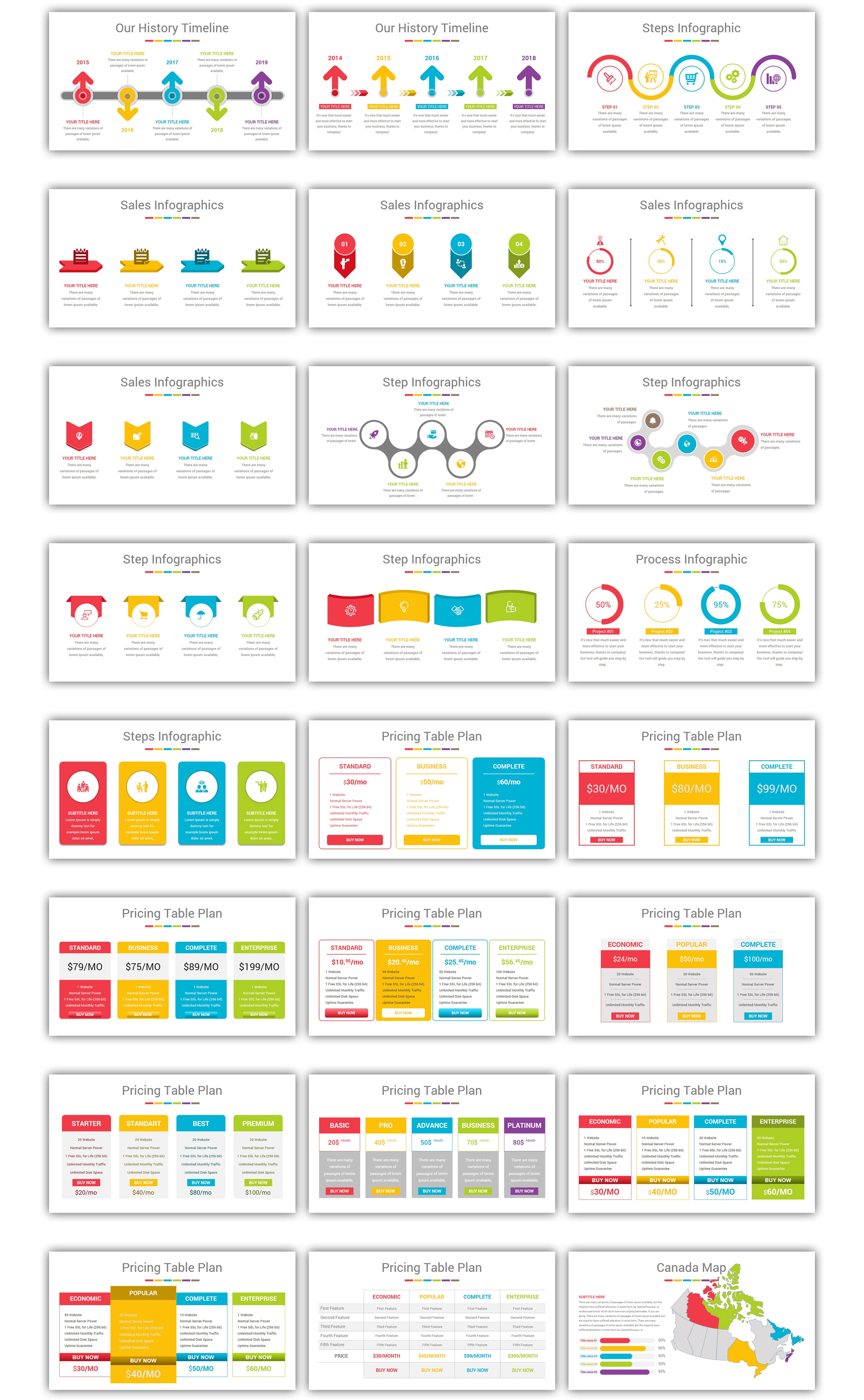 Multipurpose Infographics PowerPoint Template