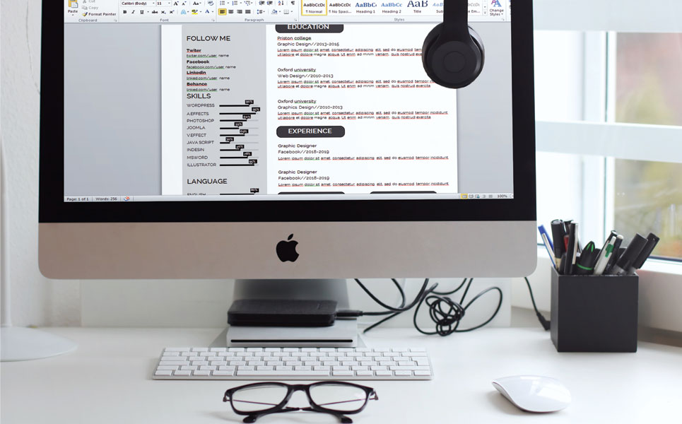Download Резюме "Shawon Ahamed Resume Template" / Shawon Ahamed Resume Template - Резюме на тему графика infographic resume design cv cover letter template modern minimal professional us a4 diy creative lebenslauf word microsoft ms adobe indesign