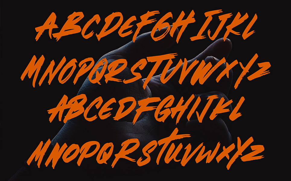 Download Шрифт "Brotherhood Brush Font" / Brotherhood Brush Font - Шрифт на тему графика brush poster book cover headline header urban street cool script handdrawn logo apparel vintage rough