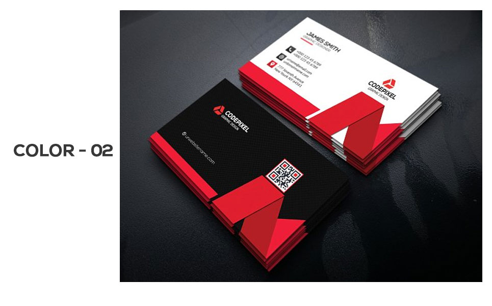 Download Фирменный стиль "Codepixel business card - Corporate Identity Template" / Codepixel business card - Corporate Identity Template - Фирменный стиль на тему графика business card corporate red blue