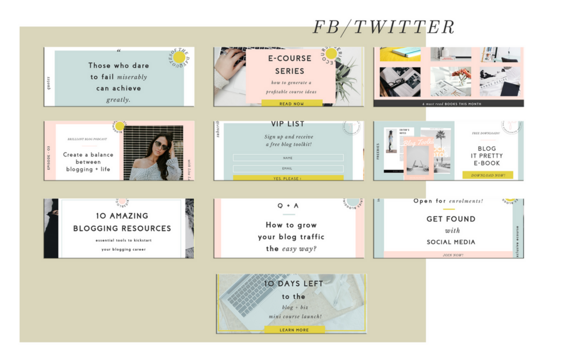 Download Шаблон для соцсетей "CANVA Infopreneur Kit Social Media Template" / CANVA Infopreneur Kit Social Media Template - Шаблон для соцсетей на тему графика canva canvatemplates infopreneur socialmedia instagram pinterest facebook twitter blog website graphic kit bundle