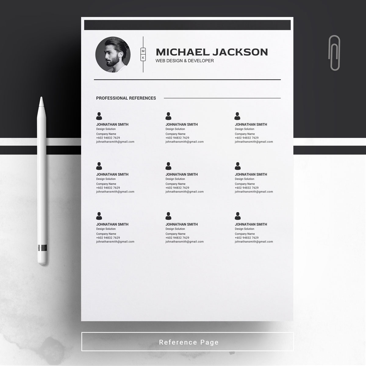 Download Резюме "Officer Resume Template" / Officer Resume Template - Резюме на тему графика resume template cv modern clean basic two page curriculum vitae creative microsoft word mac pages photoshop psd illustrator eps 1