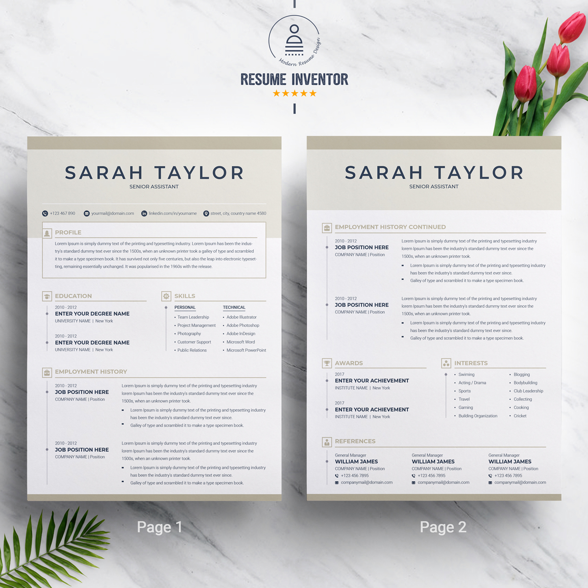 Download Резюме "Sarah Taylor Resume Template" / Sarah Taylor Resume Template - Резюме на тему графика resume template mac page 3 best clean cover letter creative curriculum vitae cv free modern design microsoft word pages photoshop