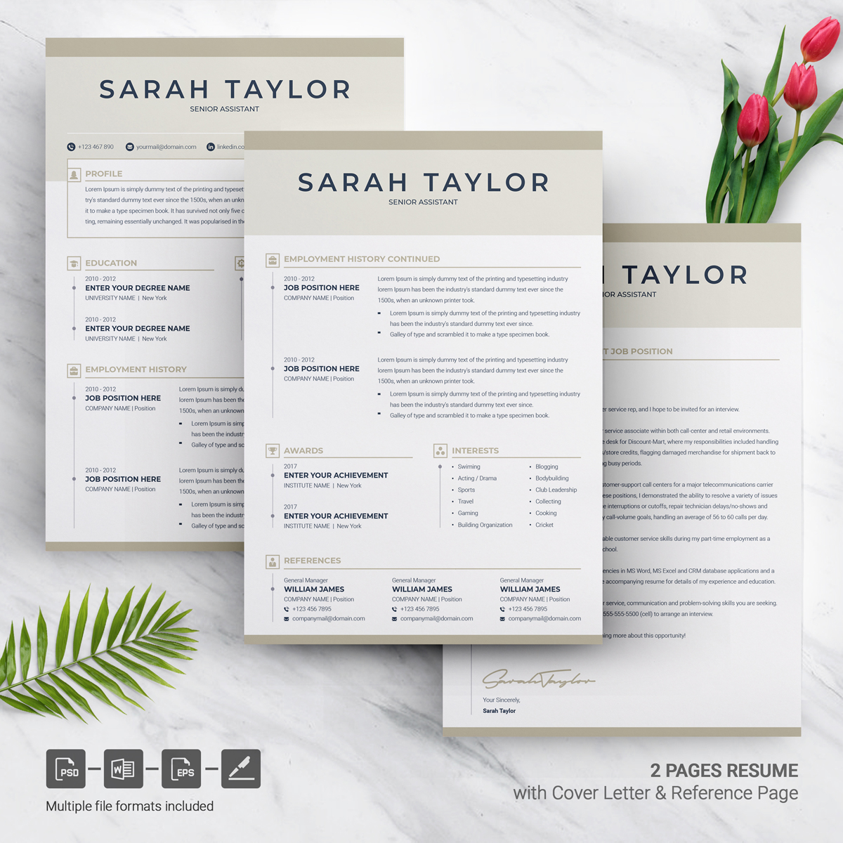 Download Резюме "Sarah Taylor Resume Template" / Sarah Taylor Resume Template - Резюме на тему графика resume template mac page 3 best clean cover letter creative curriculum vitae cv free modern design microsoft word pages photoshop