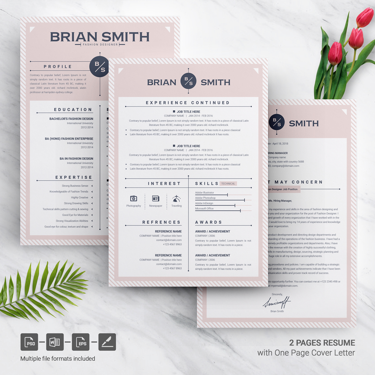 Download Резюме "Brian Smith Resume Template" / Brian Smith Resume Template - Резюме на тему графика resume template mac page 3 best clean cover letter creative curriculum vitae cv free modern design microsoft word pages photoshop