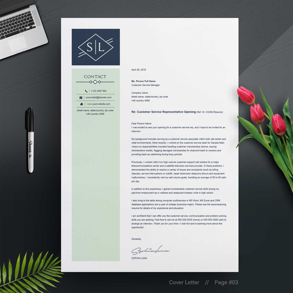 Download Резюме "Sophia Luna Resume Template" / Sophia Luna Resume Template - Резюме на тему графика resume template mac page 3 best clean cover letter creative curriculum vitae cv free modern design microsoft word pages photoshop