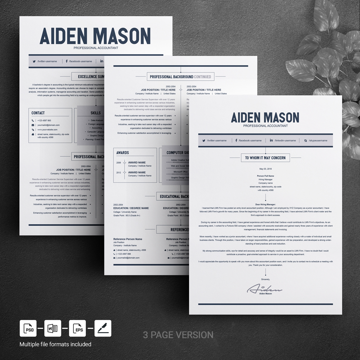 Download Резюме "Clean & Creative Resume Template" / Clean & Creative Resume Template - Резюме на тему графика resume template mac page 3 best clean cover letter creative curriculum vitae cv free modern design microsoft word pages photoshop