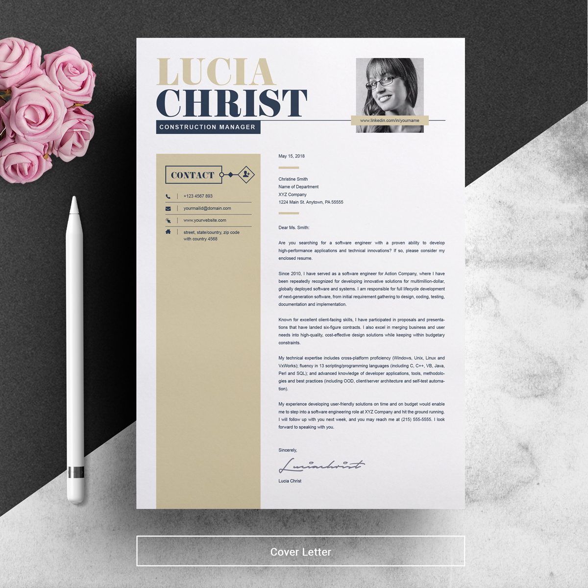 Download Резюме "Lucia Resume Template" / Lucia Resume Template - Резюме на тему графика resume template mac page 3 best clean cover letter creative curriculum vitae cv free modern design microsoft word pages photoshop