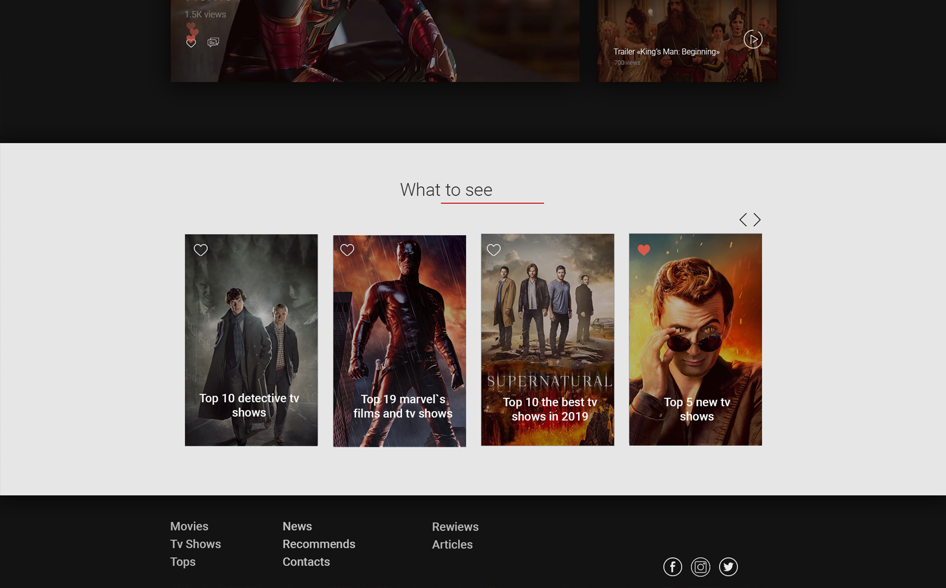 Spoiler PSD Template