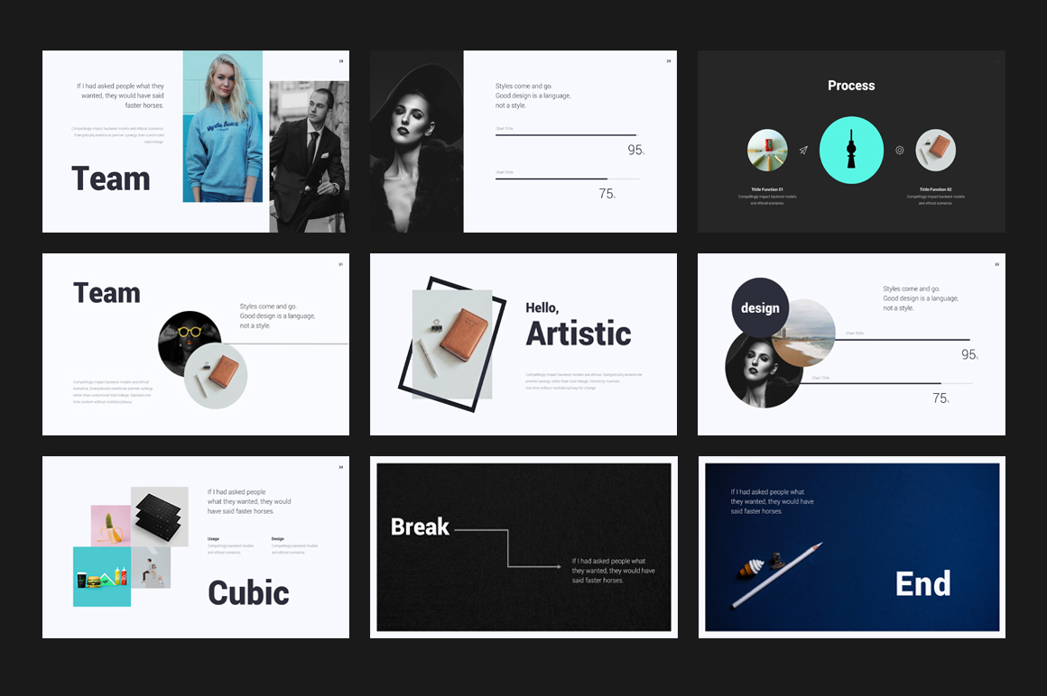 Creative Minimal Presentation PowerPoint Template