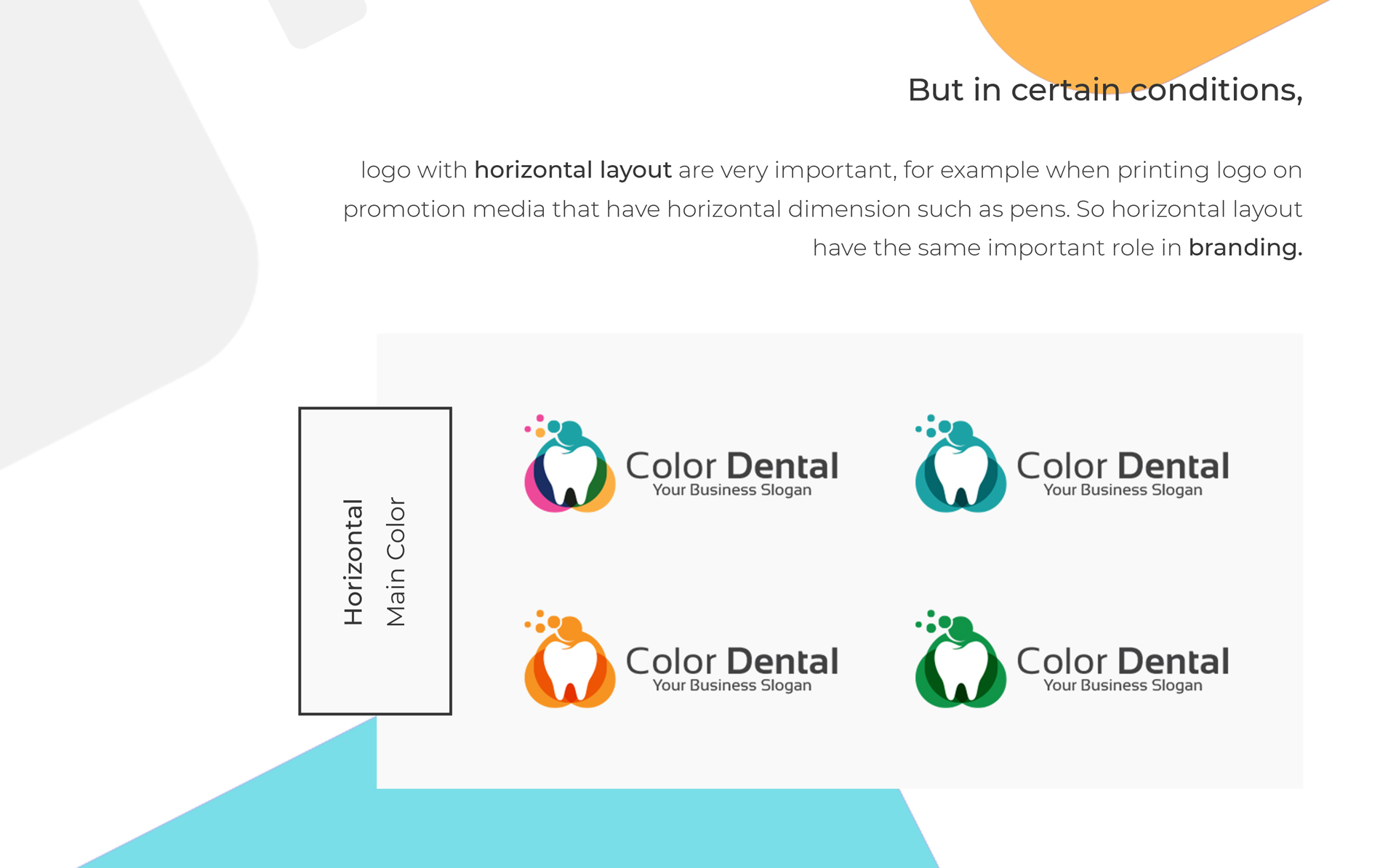 Download Шаблон логотипа "Color Dental Logo Template" / Color Dental Logo Template - Шаблон логотипа на тему графика logo dental care clinic dentist template design dentistry doctor medical medicine hospital vector dermatology healthy implant tooth branding identity family
