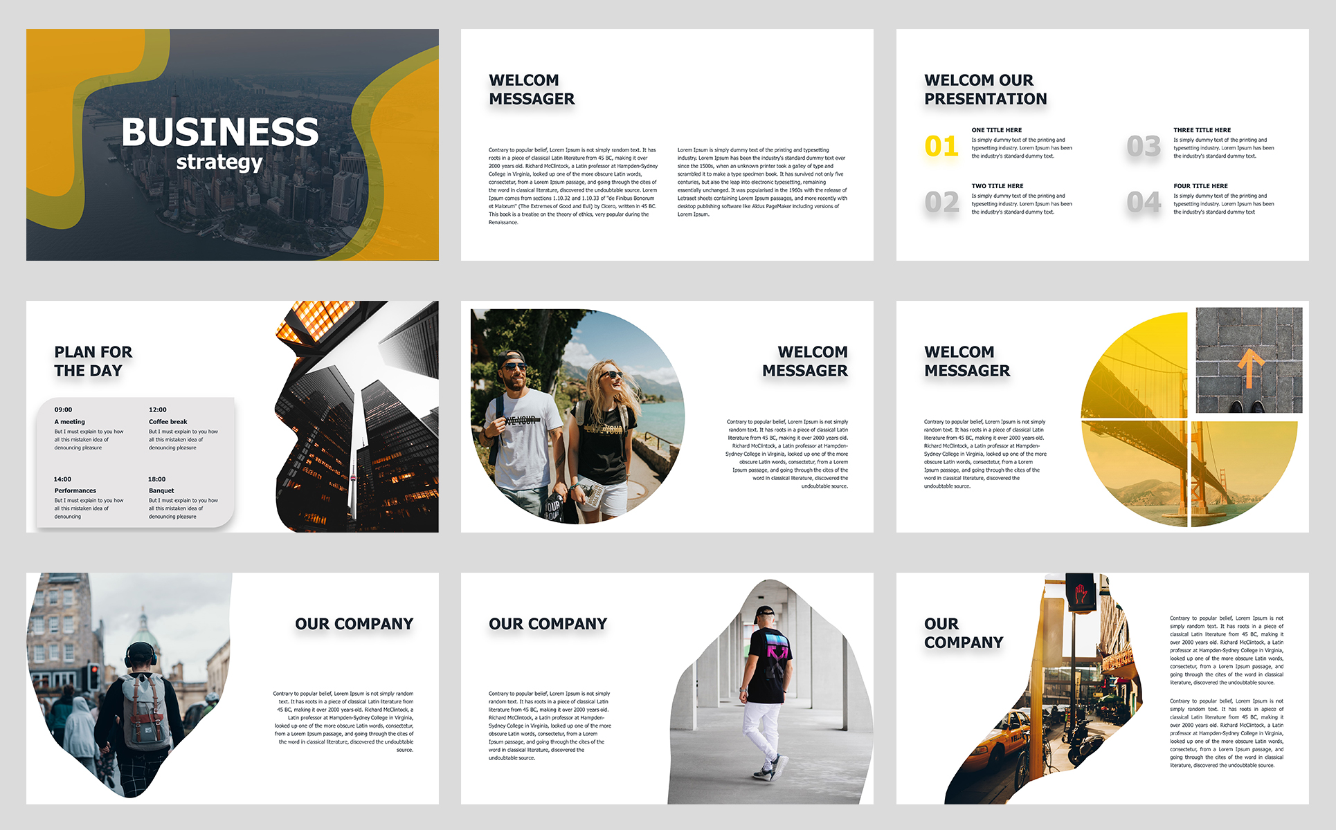 Business Strategy Keynote Template
