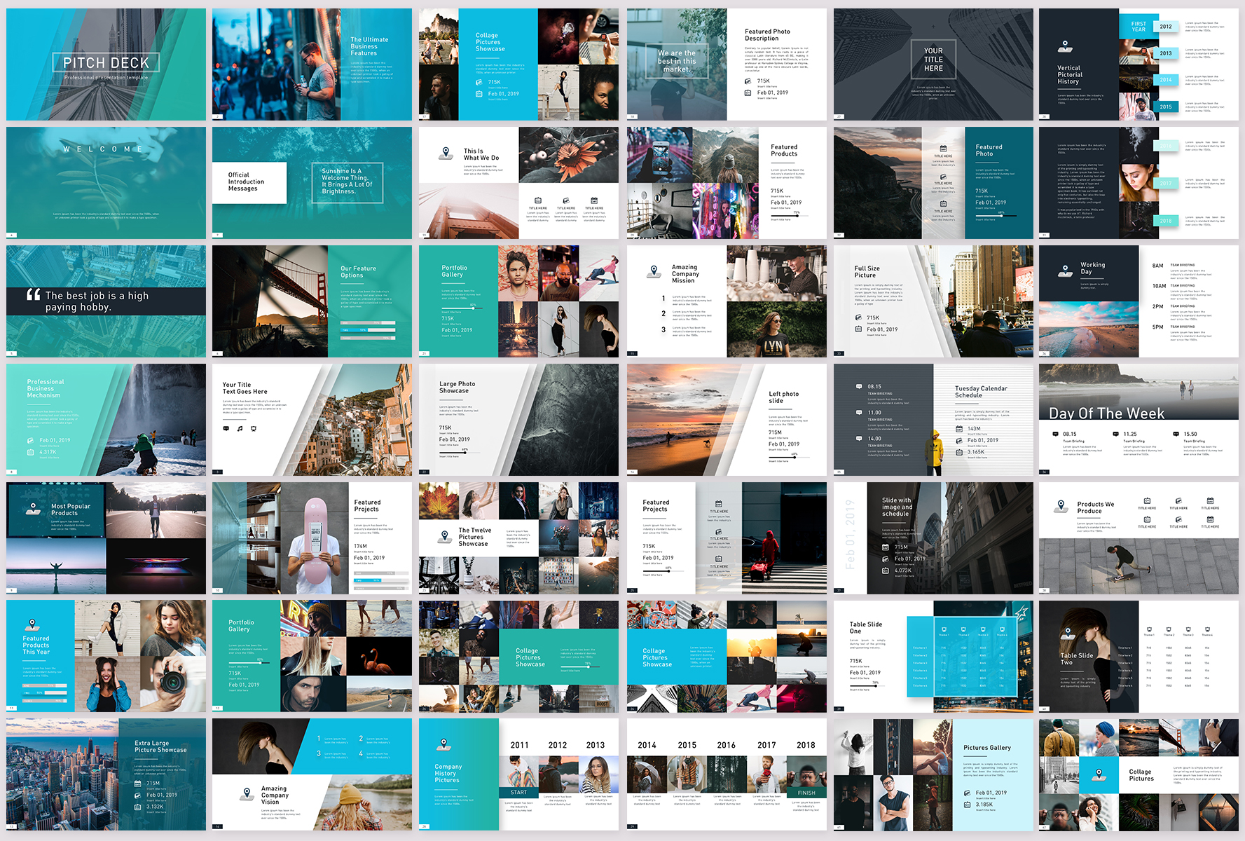 Pitch Deck Professional Keynote Template