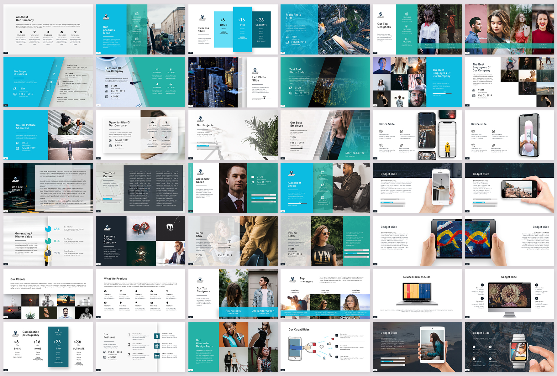 Pitch Deck Professional Keynote Template