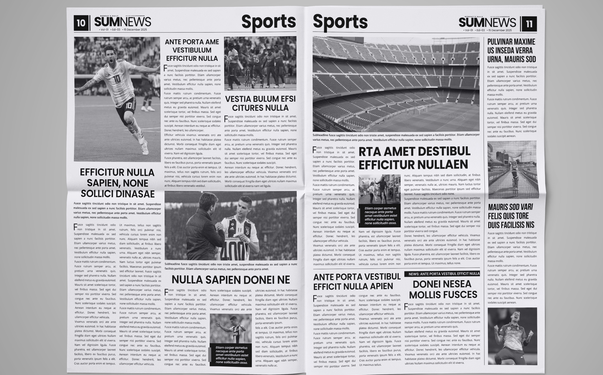 Download Фирменный стиль "Newszilla - 16 Page Newspaper Design - Corporate Identity Template" / Newszilla - 16 Page Newspaper Design - Corporate Identity Template - Фирменный стиль на тему графика 16page newspaper newsletter business buy corporate daily weekly education graphic design indesign jurnalist modern monthly bundle small study template youth