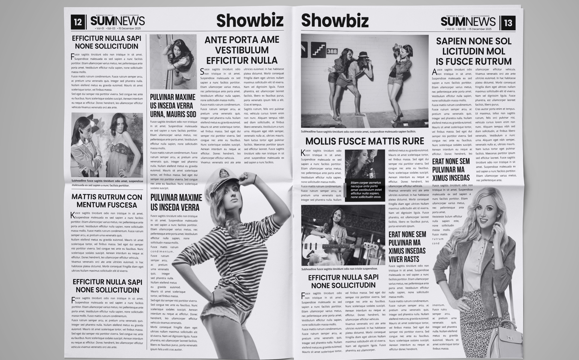 Download Фирменный стиль "Newszilla - 16 Page Newspaper Design - Corporate Identity Template" / Newszilla - 16 Page Newspaper Design - Corporate Identity Template - Фирменный стиль на тему графика 16page newspaper newsletter business buy corporate daily weekly education graphic design indesign jurnalist modern monthly bundle small study template youth