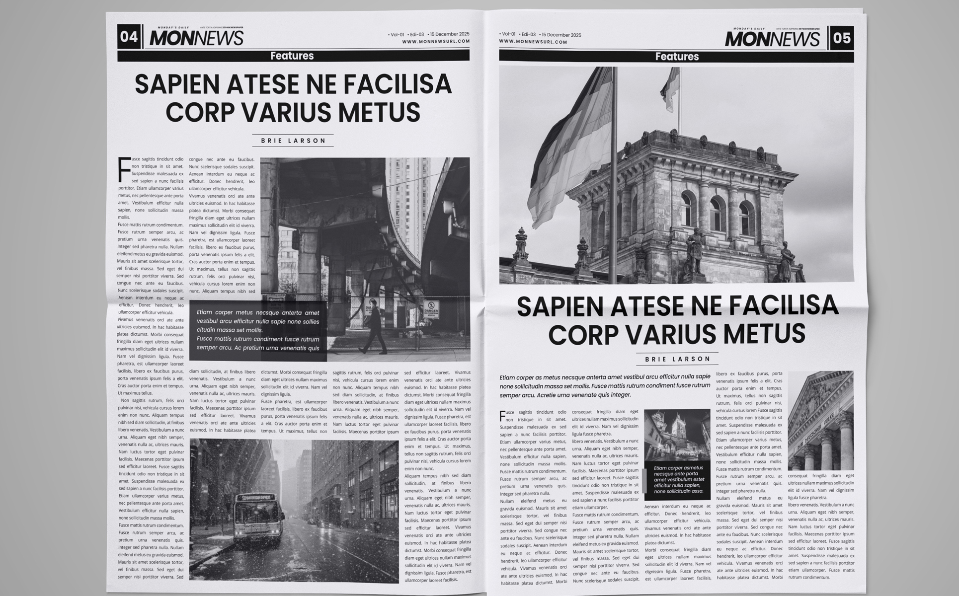 Download Фирменный стиль "JSNews - 16 Page Newspaper Design - Corporate Identity Template" / JSNews - 16 Page Newspaper Design - Corporate Identity Template - Фирменный стиль на тему графика 16page newspaper newsletter business buy corporate daily weekly education indesign jurnalist modern monthly bundle template journalism journalist newsmedia newsagency multipurpose
