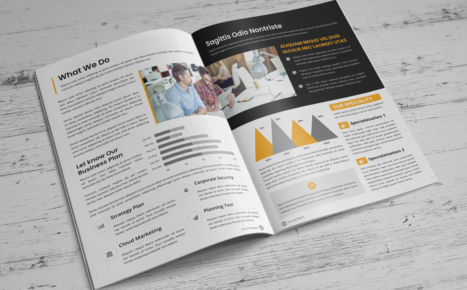 Download Фирменный стиль "Zemi - Annual Report Design - Corporate Identity Template" / Zemi - Annual Report Design - Corporate Identity Template - Фирменный стиль на тему графика annual report annual-report brochure catalog design company profile company-profile corporate-brochure corporate business-brochure business brochure-design finance finance-brochure education 