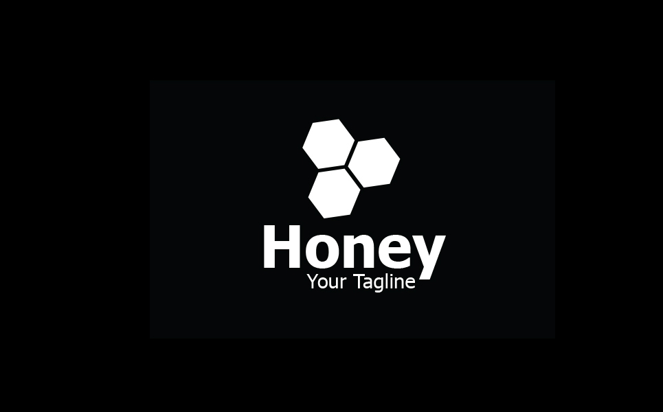 Download Шаблон логотипа "Honey Logo Template" / Honey Logo Template - Шаблон логотипа на тему графика honey logo hee best logos