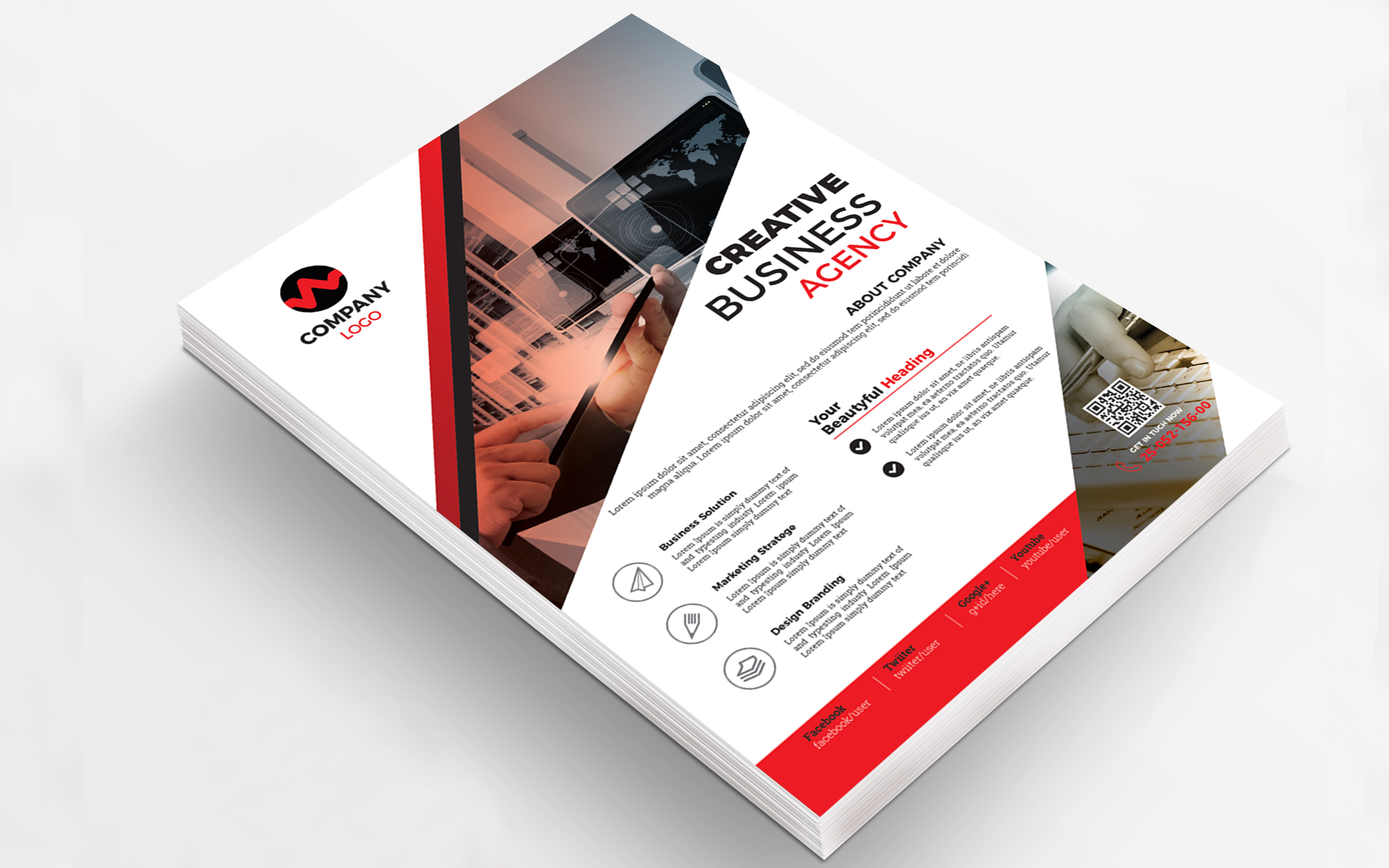 Download Фирменный стиль "Creative Business  Inspires - Corporate Identity Template" / Creative Business  Inspires - Corporate Identity Template - Фирменный стиль на тему графика agency brochure business company corporate creative flyer marketing abstract art artistic blue building computer graph graphic green hi-quality id kit