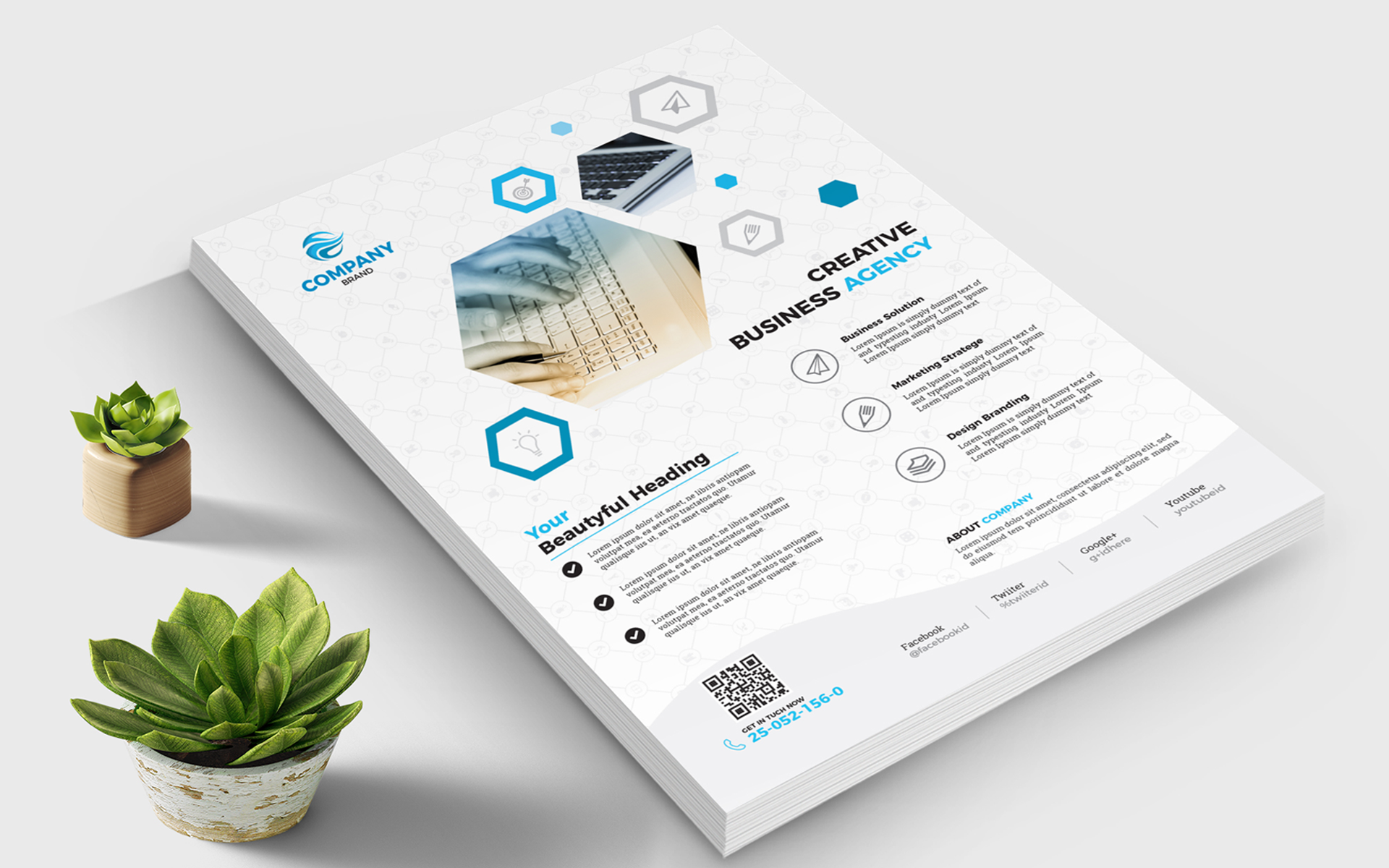 Download Фирменный стиль "Luxury Business Flyer - Corporate Identity Template" / Luxury Business Flyer - Corporate Identity Template - Фирменный стиль на тему графика agency brochure business company corporate creative flyer marketing abstract art artistic blue building computer graph graphic green hi-quality id kit