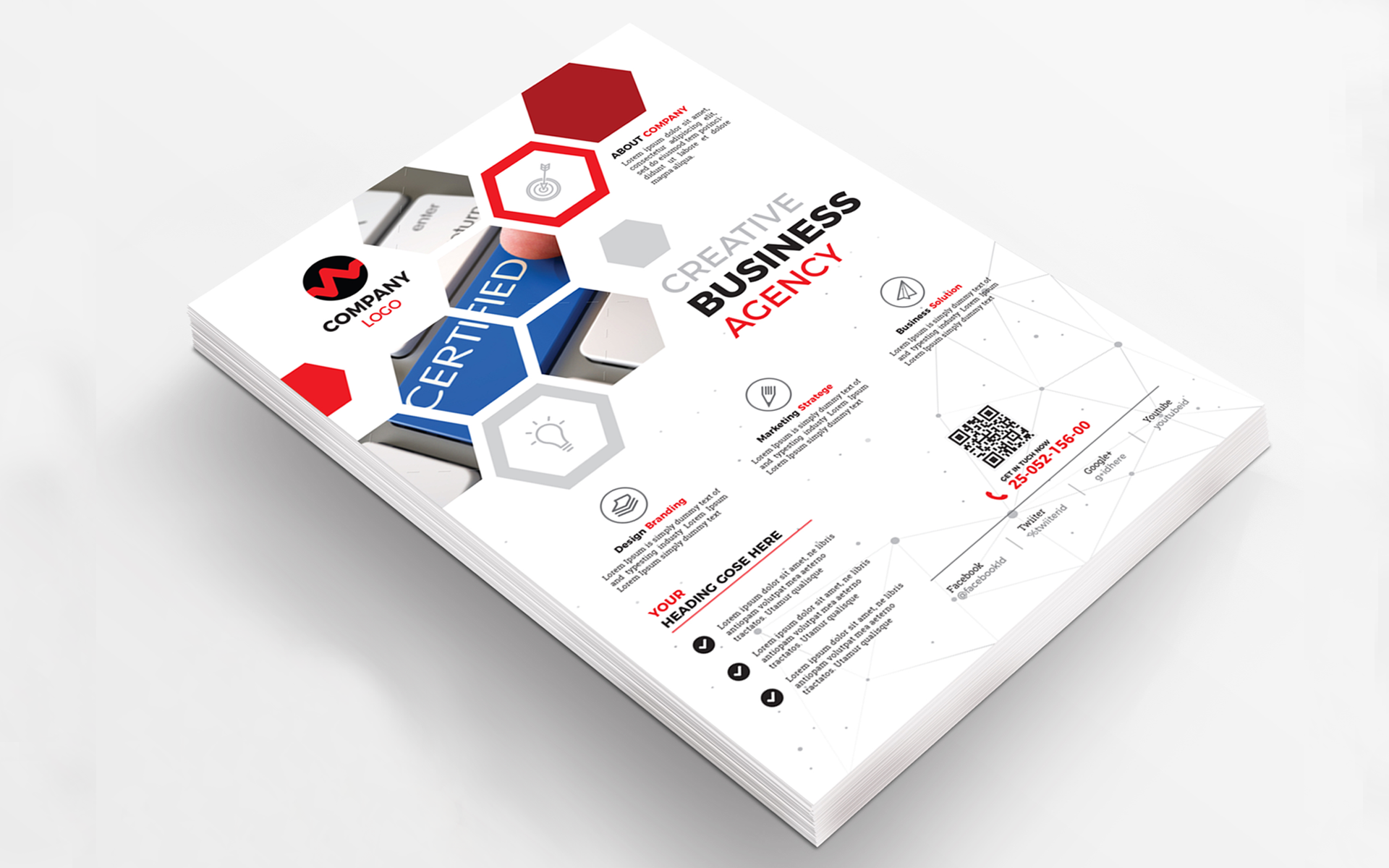Download Фирменный стиль "Corporate Business PSD Flyer - Corporate Identity Template" / Corporate Business PSD Flyer - Corporate Identity Template - Фирменный стиль на тему графика agency brochure business company corporate creative flyer marketing abstract art artistic blue building computer graph graphic green hi-quality id kit