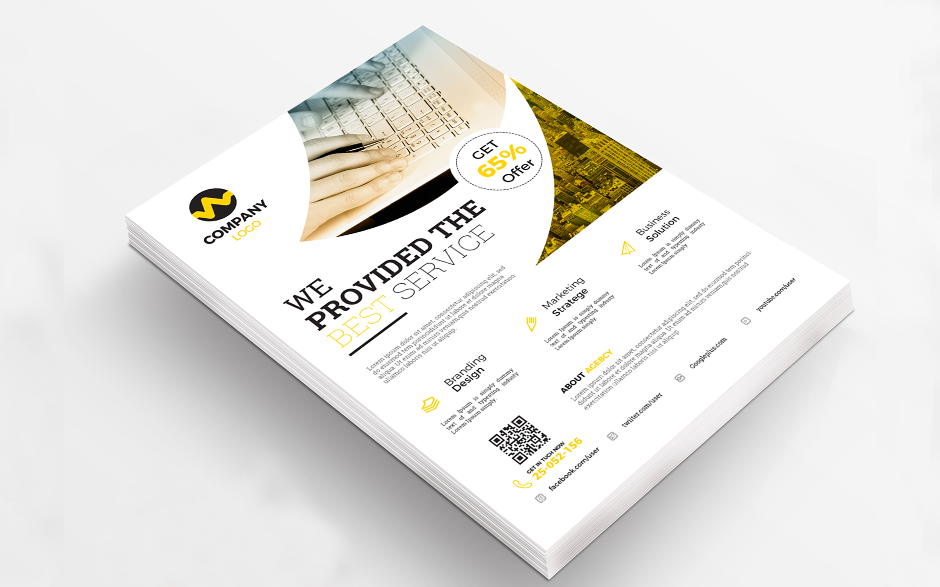 Download Фирменный стиль "Best Corporate Business Flyer - Corporate Identity Template" / Best Corporate Business Flyer - Corporate Identity Template - Фирменный стиль на тему графика agency brochure business company corporate creative flyer marketing abstract art artistic blue building computer graph graphic green hi-quality id kit