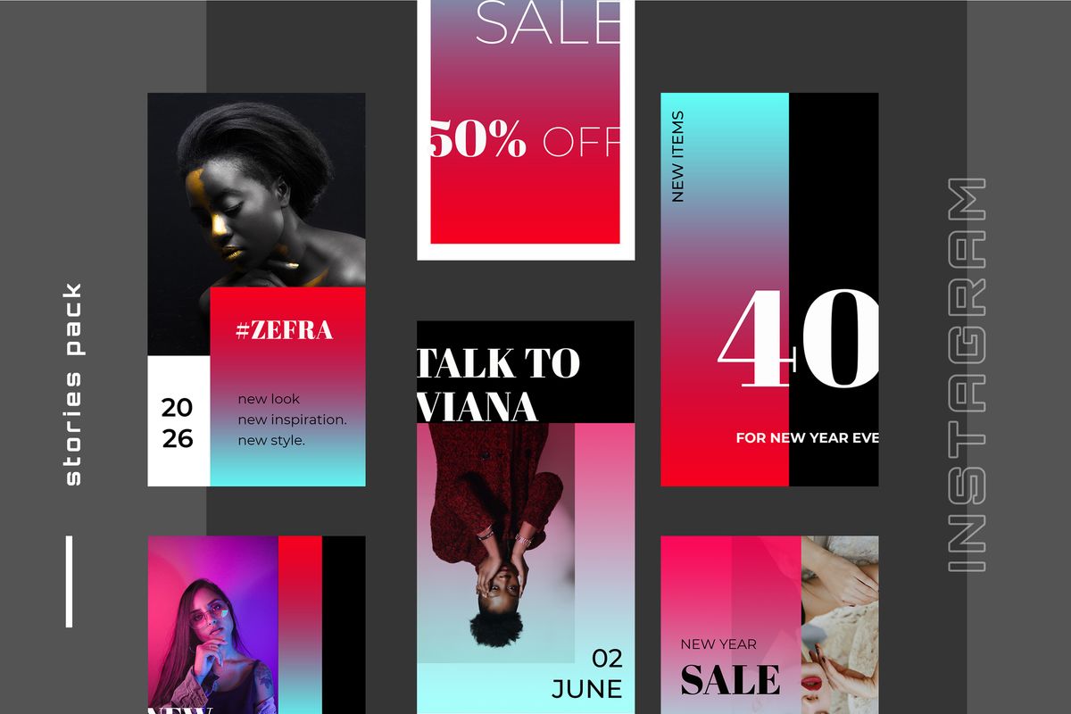 Download Шаблон для соцсетей "Frome - Instagram Stories Social Media Template" / Frome - Instagram Stories Social Media Template - Шаблон для соцсетей на тему графика 